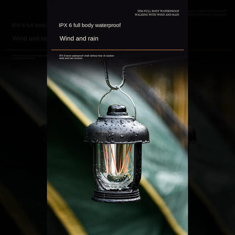 Toby’s New Launched CPL-T13 LED Camping Light Waterproof Retro Portable Emergency Light