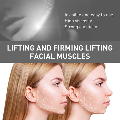 WEST & MONTH 40 Patch Soft Elastic Face Adhesive Tape V-Shaped Invisible Tape Lifting Firming Waterproof Lasting