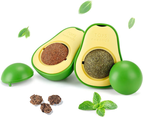 Dorakitten Catnip Ball Catnip Toy | 2pcs Avocado Cat Toy