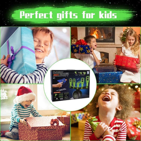 Glow in The Dark Luminous Electric Floating Target Practice Hover Ball Shooting Game for Kids with Foam Bullets