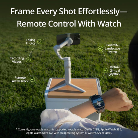DJI OSMO Mobile 6 Smartphone Gimbal Stabilizer, 3-Axis Phone Gimbal, Built-In Extension Rod
