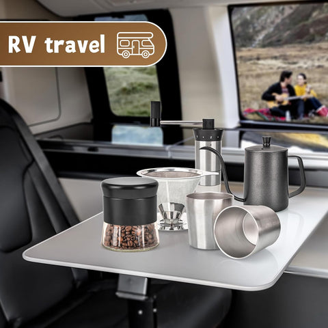 Premium Portable Pour-Over Coffee Maker Set – Complete Travel Brewing Kit for Coffee Enthusiasts (8 Pcs Set)