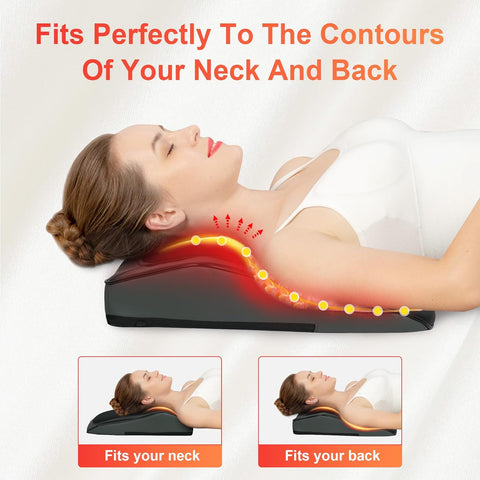 COMFIER Neck Back Massager for Neck Back Pain Relief, Shiatsu Massager with Heat, 3D Kneading Massager for Back Neck and Shoulder