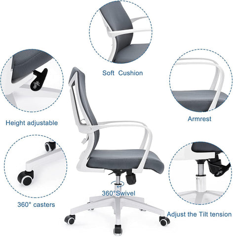 Home Office Executive Adjustable Seat Height Desk Chair