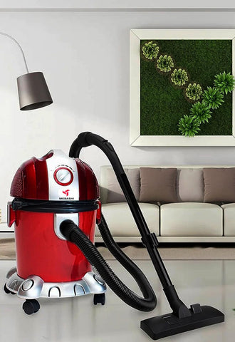 MEBASHI Wet & Dry Drum Vacuum Cleaner with Cyclone System,1600W (DVC1005)