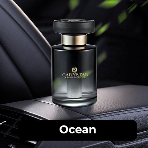 Car Air Freshener Diffuser – Long Lasting Fragrance, Eliminates Odors, Premium Car Perfume Bottle - Ocean