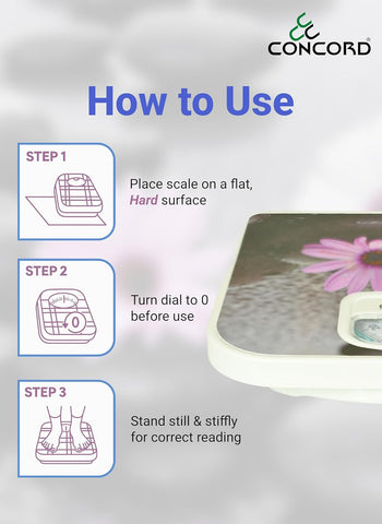 Concord Bathroom Human Weighing Scale