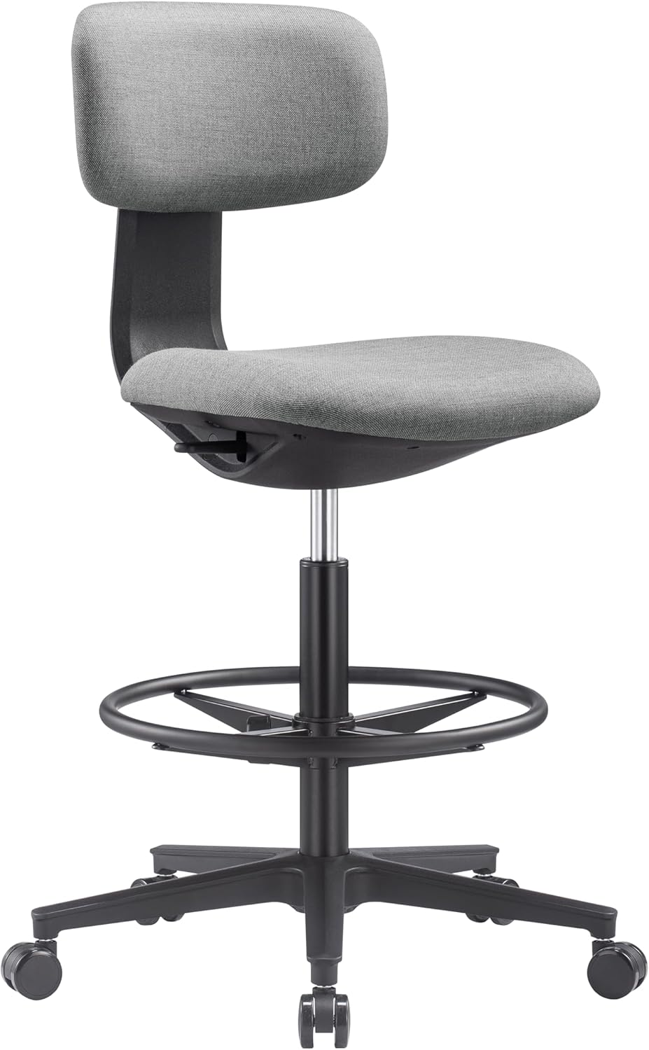 NAVO Pluto, High Office Chair, Ergonomic Drafting Chair (GREY BLACK)