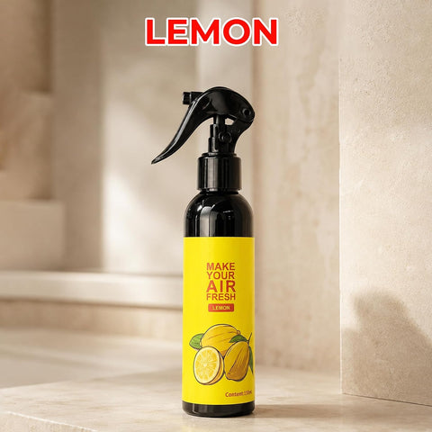 Jasmine, Lemon, New Car Combo Pack of 3, 150 ml Car Air Freshener Spray – Long Lasting Odor Eliminator for Car