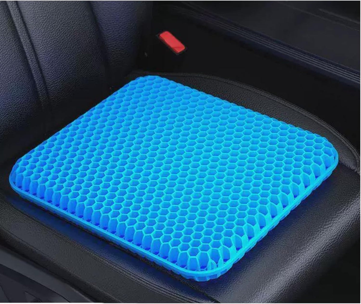 Honeycomb Gel Seat Cushion – Pressure Relief & Cooling Support Pad for Office Chairs (6 / 3.5 Cms)