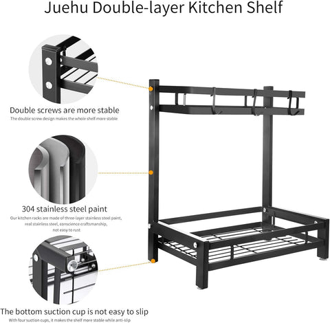 2 LAYER COUNTERTOP SPICE RACK