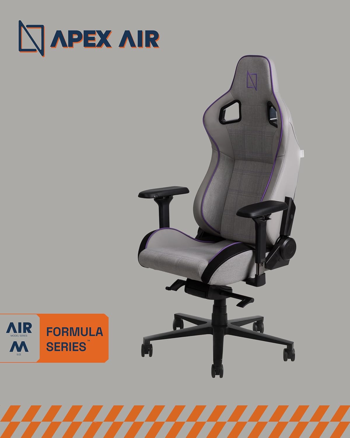 Navodesk APEX AIR, Ergonomic Gaming Chair (FROST GRAPE, FORMULA SERIES)