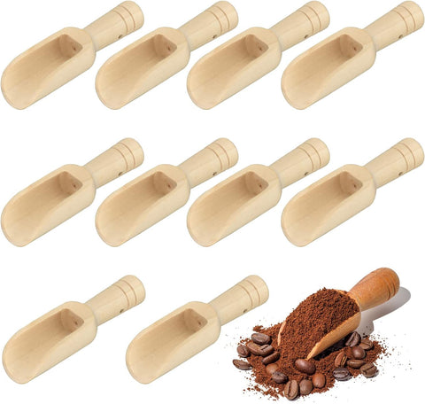 Willow 12Pcs Mini Wooden Spoon, Bath Salt Spoons, Mini Wooden Spoon, Small Spoon for Glasses