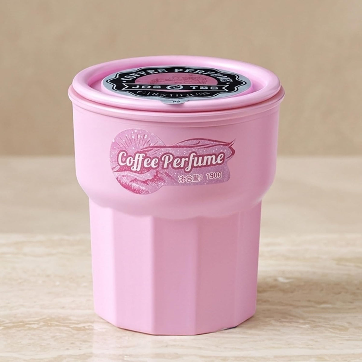 CRIMSON DREAM ROSE Dream Rose Coffee Scent Car Air Freshener Jar 190g – Long Lasting Coffee Perfume