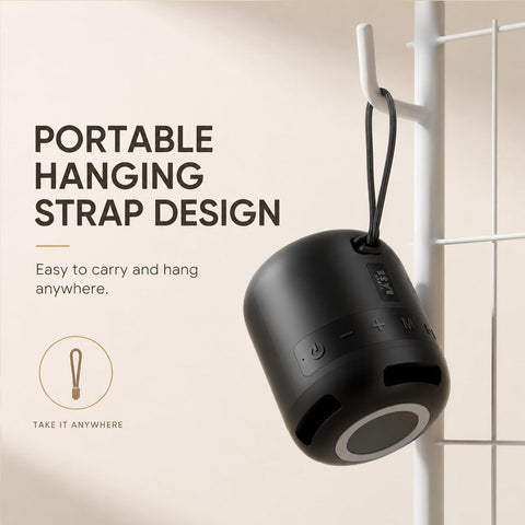 Portable Bluetooth Speaker, Wireless Mini Speaker, Compact Stereo Sound Speaker