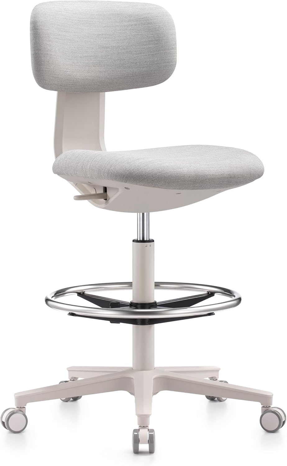 NAVO Pluto, High Office Chair, Ergonomic Drafting Chair (GREY WHITE)