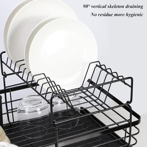 2 TIER DISH DRYING RACK
