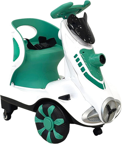 VLRA Kids Electric Ride-On Car, Red and White, Racing Style, Battery Powered, Indoor/Outdoor Use 3-5 years