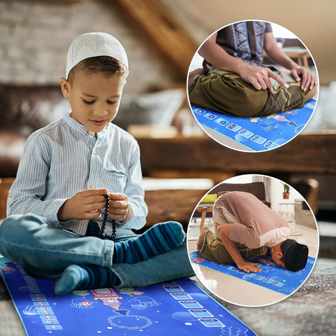 Interactive Electronic Prayer Mat with Touch Sensitivity Islamic Prayer Mat