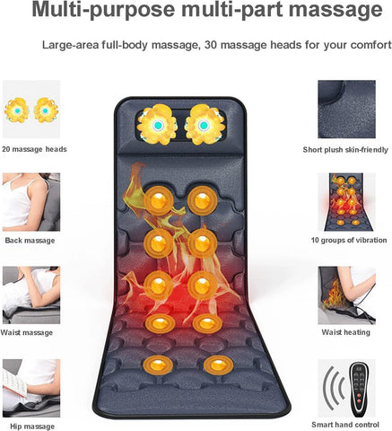 Olmecs Electric Massage Cushion, Whole Body Heating Massage Cushion
