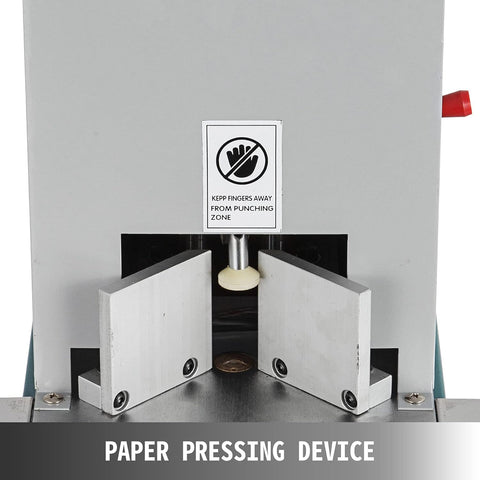 Electric Round Corner Machine 180W Heavy Duty Fillet Paper Cutter with Foot Pedal and 7 Dies R3-R6 R8-R10