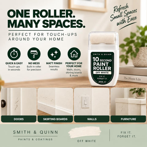 Mini Paint Roller Kit for Wall Touch Ups - Portable 30ML