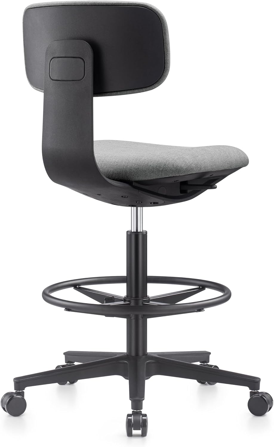 NAVO Pluto, High Office Chair, Ergonomic Drafting Chair (GREY BLACK)