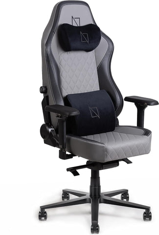 Navodesk APEX AIR, Ergonomic Gaming Chair (CLOUD LEATHER - M, ULTIMATE GREY)