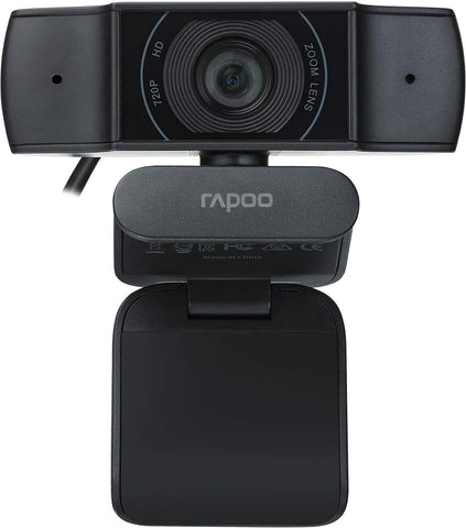 Rapoo C200 720P/30FPS HD USB Webcam -Dual Noise Reduction Mic -100 Wide-angle Lens