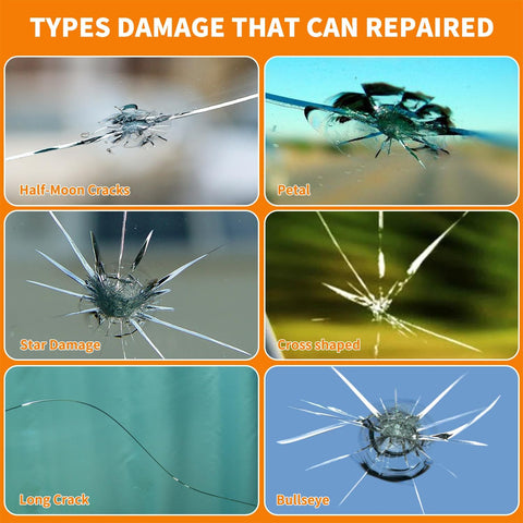 Windscreen Repair Kit, Car Windscreen Crack Repair Kit with Durable Resin