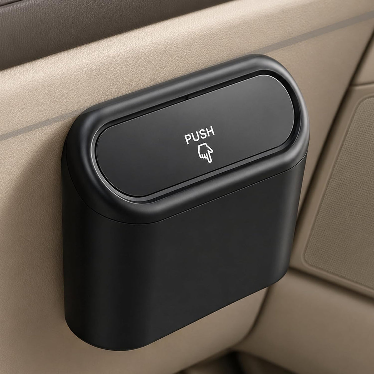 Car Trash Can with Lid, Mini Auto Dustbin Garbage Organizer
