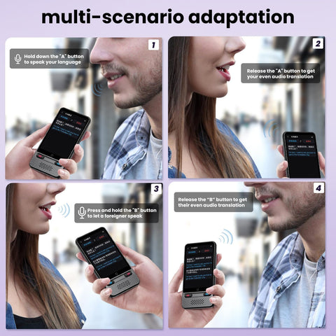 Smart Language Translator, Instant, Two-Way Communication