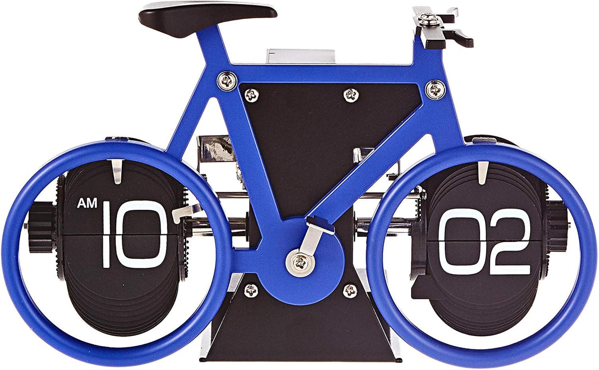 OLMECS Bicycle Shaped Flip Clock