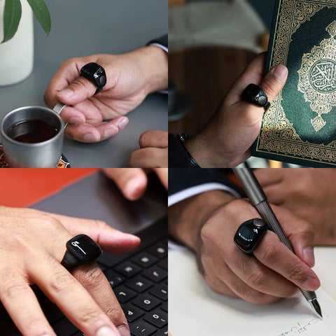 WESLAMIC Smart Tasbih Counter Zikr Ring
