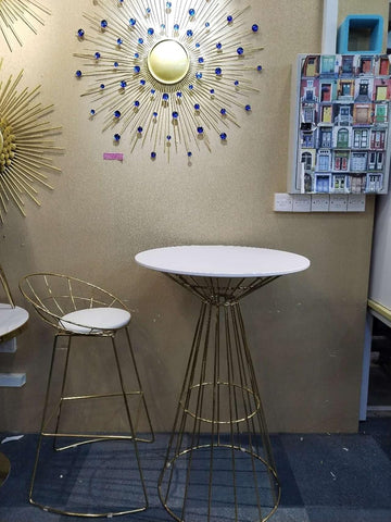 Olmecs Bar Table Round Cocktail Bistro Table for Pub