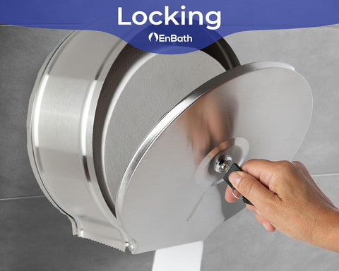 Wall Mounted Round Stainless Steel Tissue Dispenser