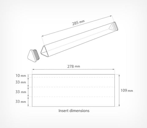 Advertising checkout divider