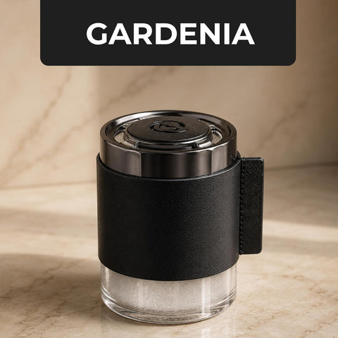 Luxury Car Air Freshener Diffuser, Refillable Car Perfume Air Freshener for Vehicle - Gardenia
