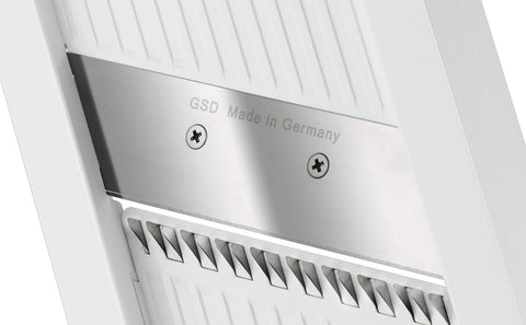 GSD G S D Haushaltsgeräte 2in1 Universal Vegetable Slicer Silver