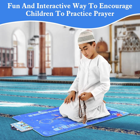 Interactive Electronic Prayer Mat with Touch Sensitivity Islamic Prayer Mat