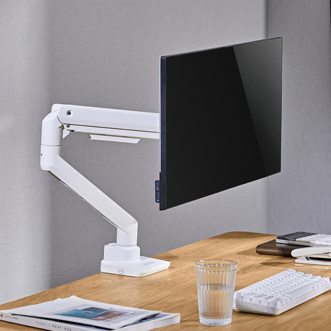 SilverStone Technology ARM14 White Single Monitor Arm SST-ARM14