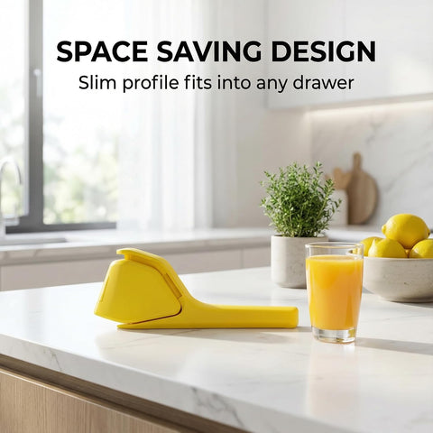 Dreamfarm Fluicer Lemon Juicer, Stainless Steel & BPA-Free Materials, Folds Flat, Perfect For Lemons & Limes
