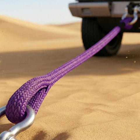 25T - 9M Heavy Duty Synthetic Winch Rope – Off-Road Recovery Tow Rope with Reinforced Loops, High Strength Braided Cable for SUV, Truck, ATV, UTV (Copy) (Copy)
