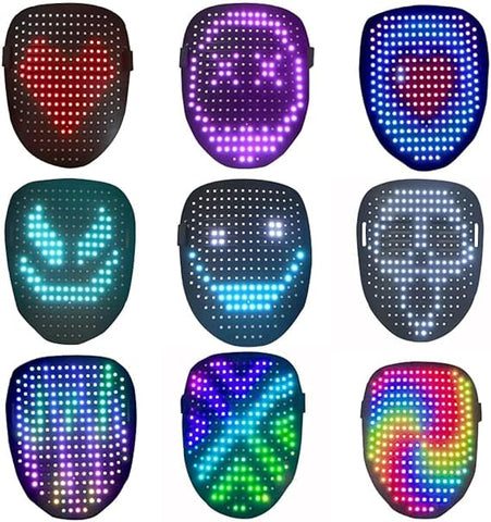 Led Holloween Face Mask