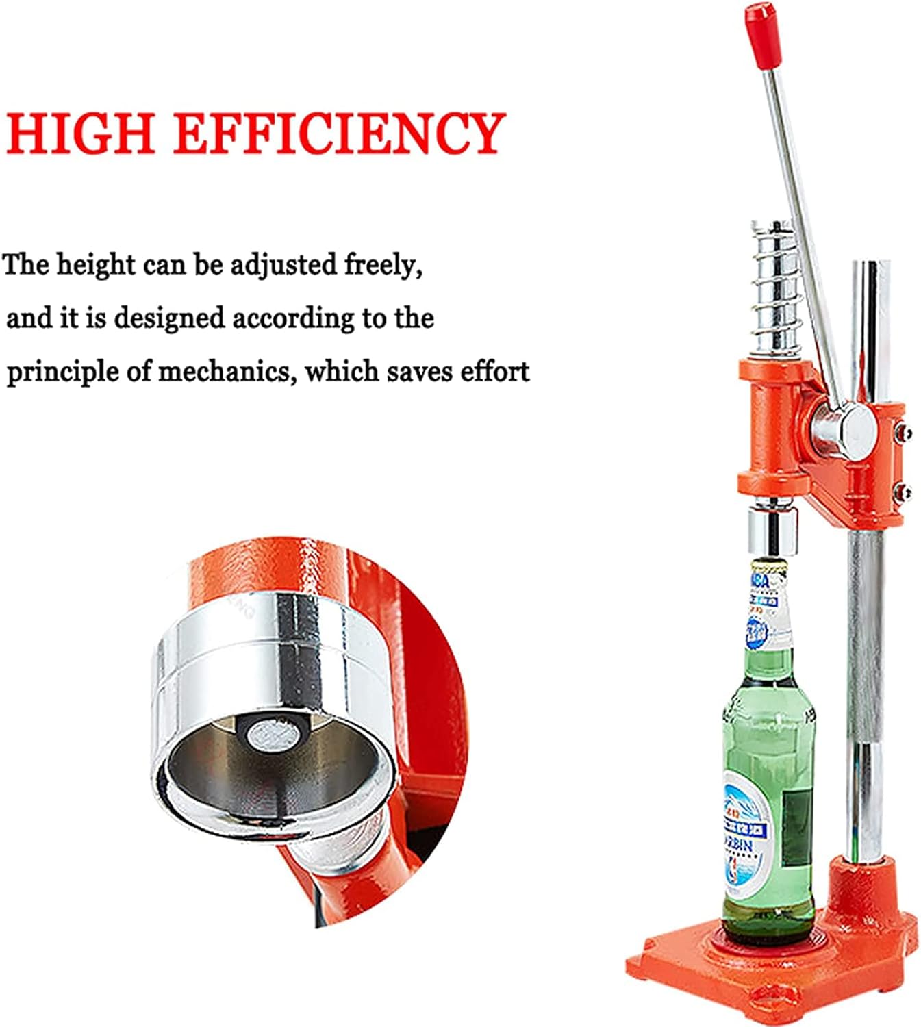 Soda Bottle Capping Machine, Manual Capping Machine for Sesame Oil Soy Sauce