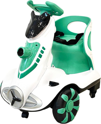 VLRA Kids Electric Ride-On Car, Red and White, Racing Style, Battery Powered, Indoor/Outdoor Use 3-5 years