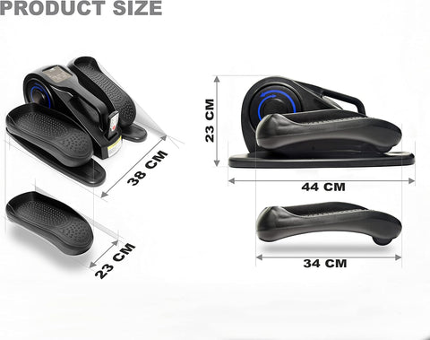 Under Desk Electric Elliptical Trainer, Quiet Home Office,