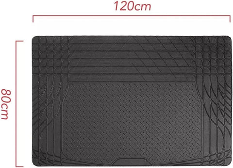 Car Boot Mat, Heavy Duty Waterproof Trunk Liner, Anti-Slip Rubber Cargo Mat (120x80 Cms) (Copy) (Copy) (Copy)