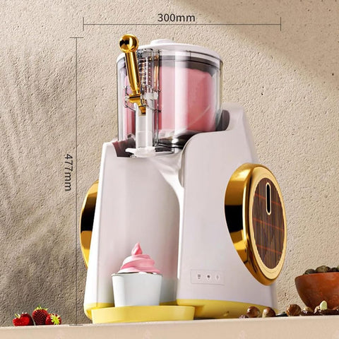 Mini Fully Automatic 1 Flavor Softy Ice Cream Machine 800ml