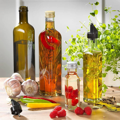 Willow Square Green Olive Oil Bottle 500ml (24Pcs/Ctn)